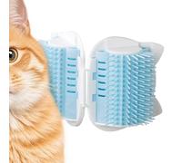 Cepillos Felinos - Rascador de esquina de pared para autocuidado - Cepillo para Pelo de Minino,para Cepillado Diario Pelo Largo Hora del Baño Spa Salón Dormitorio Cachorro