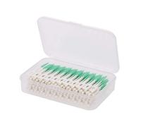 Cepillos interdentales Cepillos limpiadores de dientes desechables ultra apretados Cepillo de palillo de dientes de silicona para espacios interdentales Verde
