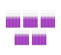 Cepillos interdentales y palillos de hilo dental, Cepillo interdental Tee Pees for dientes hilo Dental palillo de herramienta Multicolor 8-40 Uds(Purple 40pcs)