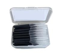 Cepillos interdentales y palillos de hilo dental, Cepillos Interdentales 30 Piezas Multicolor 0,6-1,5 mm(0.7mm Black)