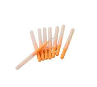 Cepillos interdentales y palillos de hilo dental, Cepillos Interdentales 50 Piezas 0,5 mm Multicolor(Orange)
