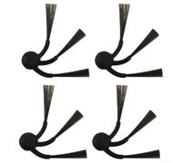 Cepillos laterales compatibles para Midea para v16 Pro para mini para eureka J15 Max para aspiradora ultra robot, cepillo de borde de nailon para accesorios de limpieza de esquinas, paquete de 6 (4