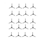 Cepillos Laterales De 20 Piezas, Compatibles con Aspiradoras Ecovacs X8 Pro Omni, Accesorios Ultraduraderos, Accesorios Esenciales For Aspiradoras.