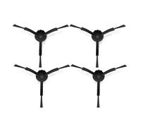 Cepillos Laterales De Repuesto Compatibles Con Roborock, S8 Pro Ultra, S7 Max, Qrevo, Q7, Q8, Q5 MaxV, S6, S5, S4, E5, E4, E3, E2, C1, Robot Aspirador, Color Negro.(Black 4PCS)