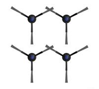 Cepillos laterales de repuesto para Ecovacs para Deebot N30 para modelos de aspiradora robot OMNI, incluyendo N30 PRO 4 o 10 unidades de cepillo en un paquete (paquete de 4)