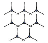 Cepillos laterales de repuesto para ECOVACS para DEEBOT T50 Pro Max para OMNI para GEN2 X8 Pro, cerdas de nailon para limpieza de esquinas, kit de accesorios multipaquete (8 piezas)