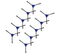 Cepillos laterales de repuesto para robot aspirador, compatible con Cecotec para Conga Y8 / Y80/Xtreme, cerdas de nailon de plástico, potenciador de limpieza de esquinas, 10 paquetes