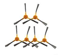 Cepillos laterales para aspiradoras, juego de 6 cepillos de repuesto para limpieza profunda de alfombras, cerdas de nailon fiables, instalación simple a presión, uso doméstico y oficina