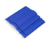 Cepillos microaplicadores, cepillos desechables para el cuidado dental, varitas para rímel de extensión de pestañas, azul, 100 Uds.