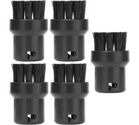 cepillos negros para limpiadores a vapor SC1-SC5, herramientas de limpieza de repuesto suaves y duraderas.