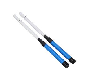 Cepillos para Batera de Jazz, Alambre de Nailon ABS, Cepillo Porttil para Baquetas, Cerdas Adecuadas, 2 Unidades/par de Cepillos para Batera (Azul