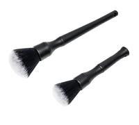 Cepillos para Detalles de Coche,2 Pack Cepillo de Detalles de Coche Cepillo Limpieza Coche Pincel Limpieza Coche Limpieza Interior para Limpiar del Salpicadero de Ventilación