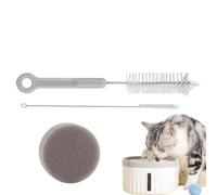 Cepillos para fuente de agua para gatos, cepillo de limpieza de fuente de agua para mascotas, juego de limpieza para dispensador de bebidas para mascotas, kit de cepillos de limpieza, fuente de