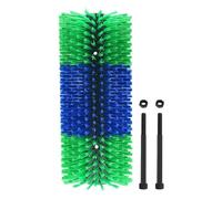 Cepillos para rascar ganado | Cepillo de limpieza y desprendimiento de animales de granja | Masajeador de pelo con doble tornillo para caballos, mulas, burros y ovejas