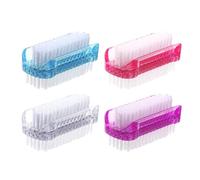 Cepillos Para Uñas De 4 Piezas, Cepillos De Limpieza De Doble Cara, Cepillos De Limpieza De Plástico, Mini Cepillos De Limpieza, Cepillos De Limpieza Multifunción, Cepillos Divididos