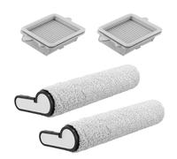 Cepillos Rodillo Accesorios para Roborock F25/ F25 ACE / F25 RT / F25 LT / F25 ALT /F25 GT/F25 XT, 2 Cepillos Rodillo + 2 Filtros HEPA, Anti-Enredos