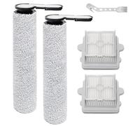 Cepillos Rodillo+Filtros Accesorios para Roborock F25 RT/F25/F25 ACE/F25 LT/F25 ALT/F25 XT/F25 ACE Combo/F25 Combo/F25 BX Repuestos de Aspirador en Seco y Húmedo,2 Cepillos Rodillo+2 Filtros