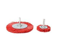Cepillos Taladro de Alambre 5 unids Conjunto Cepillo de nylon Copa Abrasivo la rueda alambre for herramienta giratoria taladro pulido madera que desbarbado 6mm