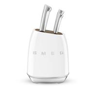 Juego de Cuchillos 6 Piezas Smeg Bloque 50's Style KBSF02WH Blanco