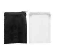 Ceprznvey Aquarium Filter Bags, Fish Tank Media Bags, Fine Mesh Filtration Pouches, Leakproof Drawstring Closure, Reusable for Saltwater Freshwater Tanks, 7.87x11.81