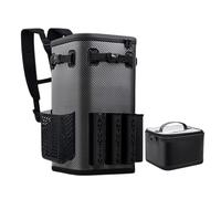Ceprznvey Backpack Tackle Box, Waterproof Bag, Fishing Backpack with Rod Holder 49L Tackle Bag, Multifunctional Fishing Gear, Fishing Pack Tackle Backpack for Fishing, Camping, Hiking, 9 Rod Slot,