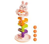 Ceprznvey Ball Drop Toy, Baby Ramp Track, Toddler Basketball Tower, Interactive Rolling Game, Early Learning Development, Birthday Gift for Kids, Baby Motor Skill Toy 12.99