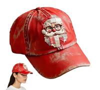 Ceprznvey Baseball Hat - Retro Christmas Headwear for Adults | Twill Material with Classic Print, Comfortable Adjustable Design, Holiday Cap for Teenagers Men Women Picnic Fishing Travel Events