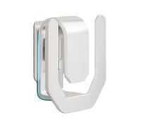 Ceprznvey Bathroom Slipper Holder, Wall Shoe Organizer Mount, Hanging Rack for Slides Sandals Flipflops, Carbon Steel Storage Hook in White for Closet Entryway Small Spaces, White