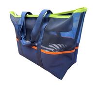 Ceprznvey Beach Bags for Women, Large Mesh Waterproof Beach Tote Bag with Shoulder Straps for Travel Pool School Holiday Work Shoes Groceries Gym Shopping Towels & Everyday Essentiials, azul oscuro