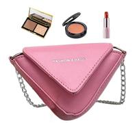 Ceprznvey Bolso de hombro en la, bolso de de cuero | Pequeña cadena de embrague Triángulo de bolso con forma de - Fanny Pack Shoulder Bag para mujeres, niñas, novia, hermana