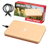 Ceprznvey Calentador de pájaros Placa Calefactora USB de 18 x 10 cm | Placa calefactora silenciosa 5 W con cable de 1,5 m Periquitos, Pinzones, Agapornis, Mascotas, Antiquemaduras, Jaula, Baño,