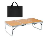 Ceprznvey Camping Table, Portable Outdoors Camp Kit, Compact Structure Adjustable Legs Stable Lightweight Furniture for BBQ Trip Backyard Picnic Car RV Patio Use, 2798g