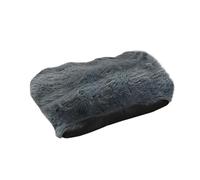 Ceprznvey Car Armrest Cushion, Center Console Plush Cover, Comfortable Arm Rest, High Elastic Sponge Core, PU Leather Material, Buckle Installation, for Truck, , 1 Piece, Black