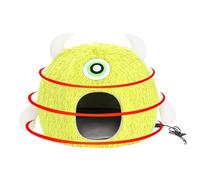 Ceprznvey Cat Bed, Safe Heated Pet Bed, Cozy Heated Pet House, Warming Cat Bed with Temperature Control, Heated Cat Bed, USB Plug-in Comfortable Pet Nest, Cat House for Small Pets Up to 7,5 kg