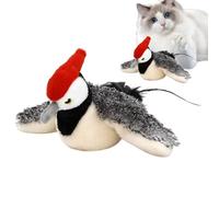 Ceprznvey Cat Teaser Toy with Catnip, Chirping Bird Toy, Cat Teaser Toy, Simulated Flying Bird Toy, Flapping Bird, Interactive Chirping Bird Cat Chasing Game for Indoor Gats Kittens Pet Supplies