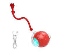 Ceprznvey Cat Toy, Cat Ball, Light Up Cat Toy, Automatic Cat Ball, Led Cat Play Ball, Pet Exercise Ball, Chirping Light Up Exercise Ball for Cats Automatic Rolling Ball for Indoor Cats, 2.4in