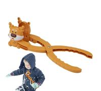 Ceprznvey Christmas Snowball Maker, Elk-Themed Snow Clip, Fun Winter Toy, Easy-Grip & Abs, Smooth Snowball Shaping, Snow Fight Beach Outdoor Adventures, 14.37x4.33x4.13 Inches