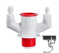 Ceprznvey Conectores En T para Alcantarilla De Fregadero - Conector Sellador Antiatascos De 3 Vías | Filtro Desodorizante para Alcantarillado | para Familia Y Amigos Fregadero Hogar Interior Lavabo