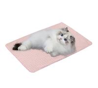 Ceprznvey Cooling Pad for Dogs, Breathable Ice Silk Pet Mat, Summer Sleeping Mattress, Lightweight & Soft Design, Indoor & Outdoor Use, 19.69x15.75/23.62x19.69 Inches, Blue, 1-Pack