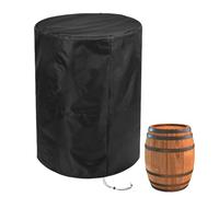 Ceprznvey Cubierta para Barril de Tambor,Tapa protección Cubo Agua con cordón,Protector para Barril de Agua de Galones | para Exterior Jardín Patio Terraza Cortijo