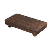 Ceprznvey Display Stands, Organizer Shelf, Wooden Square Rustic Home Decoration with Legs Base, Display Rack for Aromatherapy Candle, Perfumes, Flowerpots, Collectibles