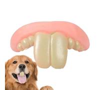 Ceprznvey Dog Dentures Toy, Funny Fake Teeth, Silicone Costume Accessory, Durable & Easy to Apply, Humorous Pet Decoration, Christmas & Party Use, Standard Size, Random Color, 1 Pack