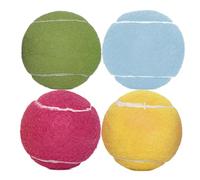 Ceprznvey Dog Fetch Ball, Squeaky Chew Toy, Puppy Squeaky Trainer, 4X Interactive Sturdy Material Lightweight Long-Lasting Safety for Pets, Large and Small Sizes
