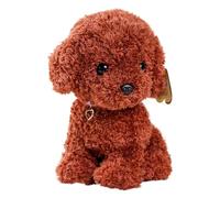 Ceprznvey Dog Plush, Stuffed Animal Doll, Curly Puppy Toy, Soft and Cuddly Huggable Sturdy Material Portable Easy to Clean Stylish Design for Kids, 7.09x7.87x9.84 Inches