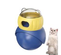 Ceprznvey Dog Treat Dispenser, Cat Slow Feeder, Interactive Food Toy, Adjustable Food Leaking Ball, Puppy Training & Pet Enrichment, 3,15 x 3,15 x 4,92 pulgadas, Abs, Green Blue