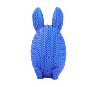 Ceprznvey Easter Rabbit, Spring Bunny Container, Fillable Huevo de dibujos animados, Novelty Item Festive Adds Color Lightweight Sturdy Easy to Display for Kids, 3,5 x 7,09 pulgadas