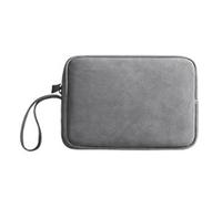 Ceprznvey Electronic Case, Tech Storage Bag, Ultra-Thin Waterproof PU Material, Fleece Lined Interior, Charger Cable Pouch for Digital Accessory Travel Use, Space Grey 150g 1 pieza