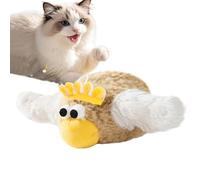 Ceprznvey Electronic Cat Toy, Plush Bird Catnip Doll, Interactive Pet Toy, Sound Activation, Self-Moving Design, Indoor Kitten Entertainment, 9.45x4.72 Inches, USB Rechargeable