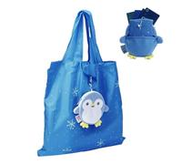 Ceprznvey Grocery Shopping Bags, Reusable Foldable Bag, Animal Tote Handbag with Keychain Organizer for Women Girls Market Picnic Travel School Outdoor Work Beach Storage Party Use