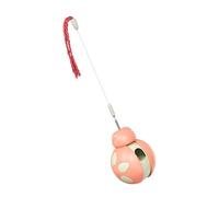 Ceprznvey Interactive Cat Toy, Cat Toy, Teaser Rope Cat Toy, Treat Dispensing Toy, Indoor Interactive Cat Toy with Teaser Rope and Wobble Feature for Stimulating Play and Exercise, 3.15x2.99x11.81in